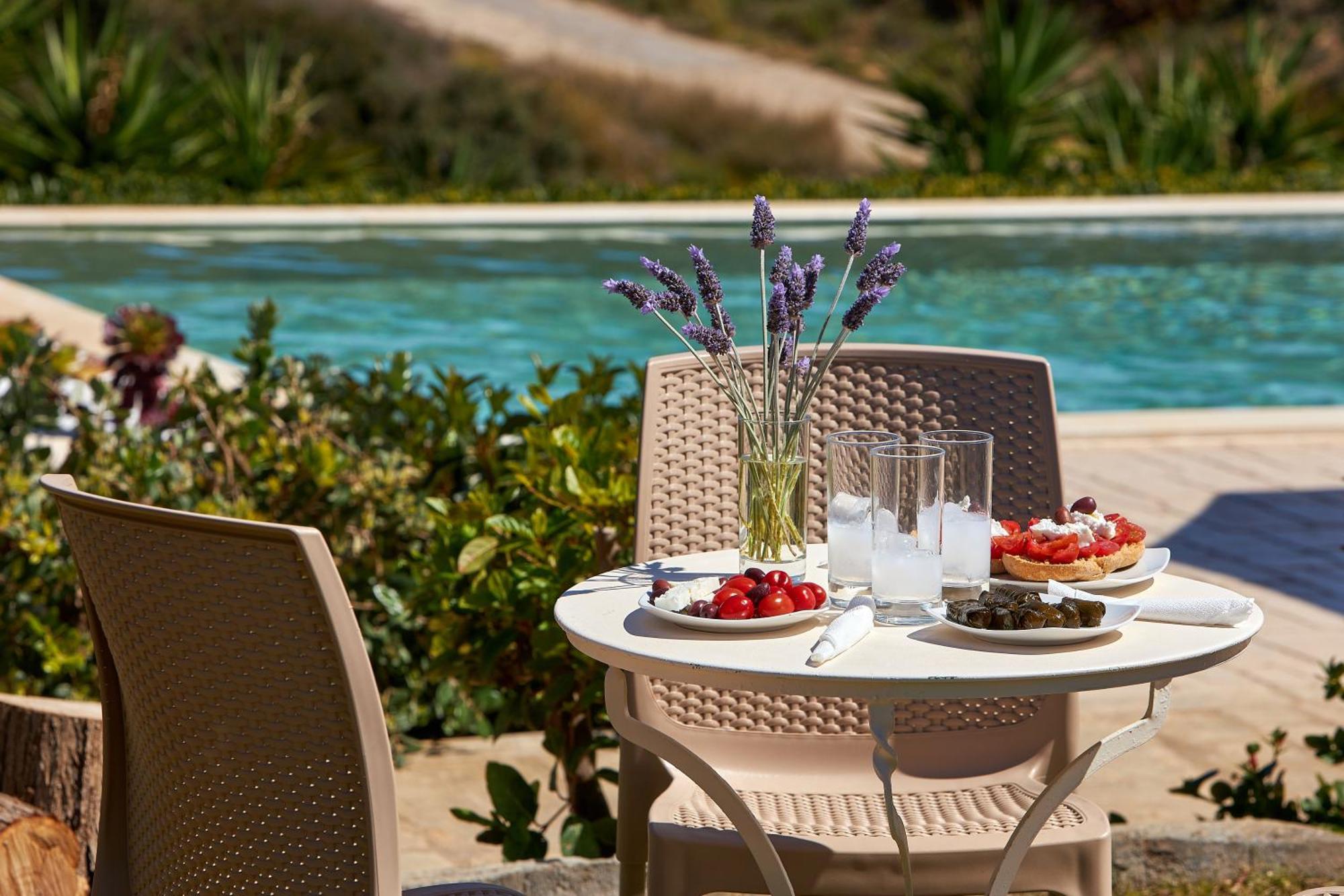 Spacious Villa With Private Eco-Pool And Panoramic Sea View Agia Pelagia  Exterior photo