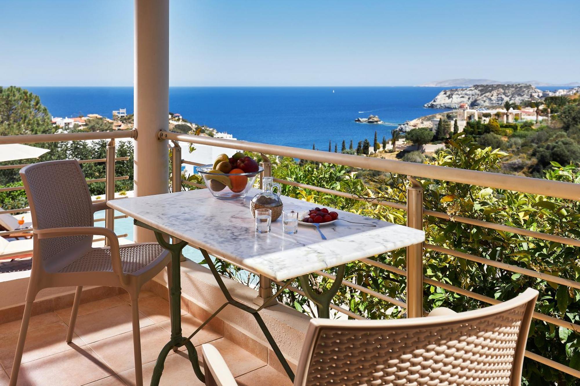 Spacious Villa With Private Eco-Pool And Panoramic Sea View Agia Pelagia  Exterior photo