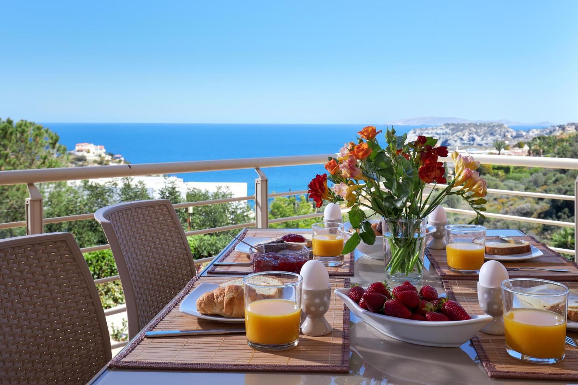 Spacious Villa With Private Eco-Pool And Panoramic Sea View Agia Pelagia  Exterior photo