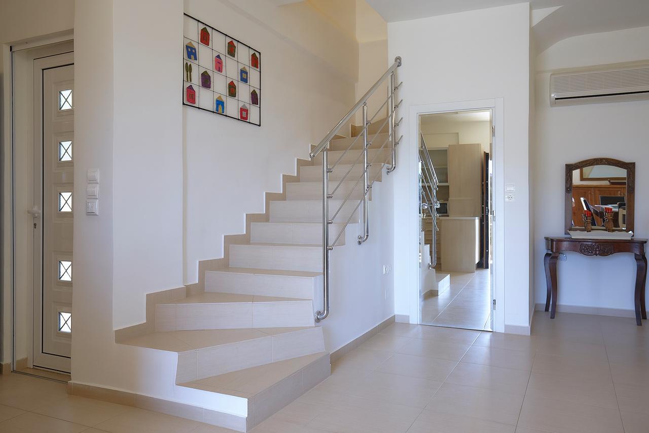 Spacious Villa With Private Eco-Pool And Panoramic Sea View Agia Pelagia  Exterior photo